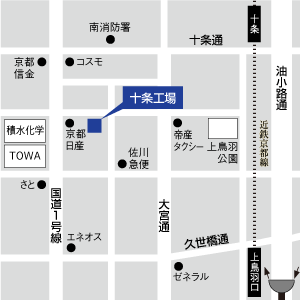 十条工場マップ